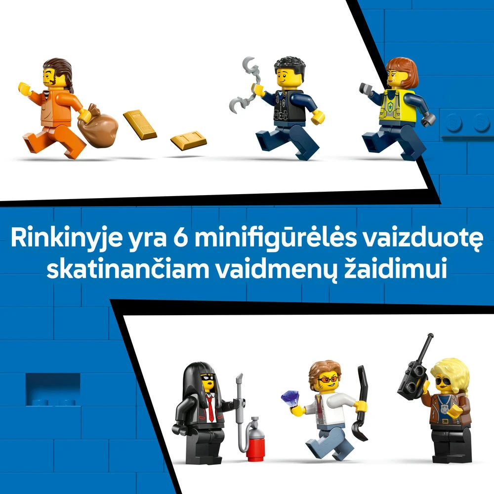 LEGO® City Policijos traukinio apiplėšimas, 60508