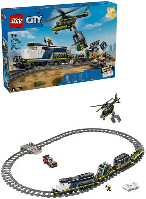 LEGO® City Policijos traukinio apiplėšimas, 60508