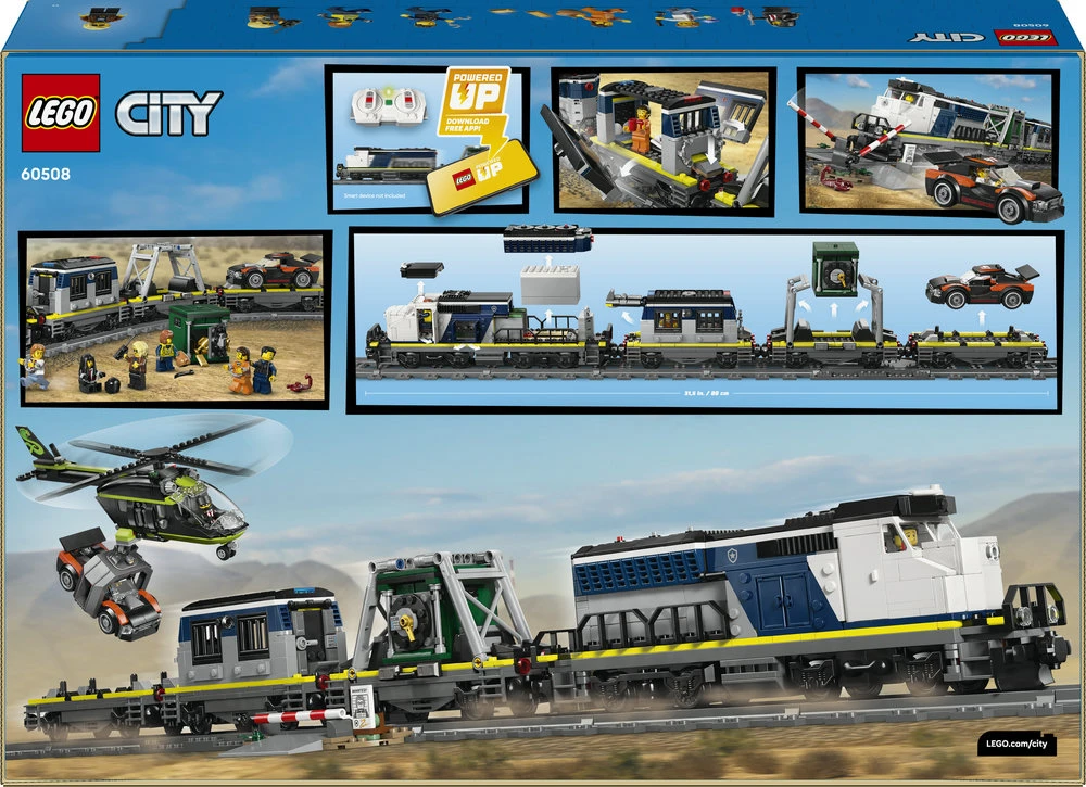 LEGO® City Policijos traukinio apiplėšimas, 60508
