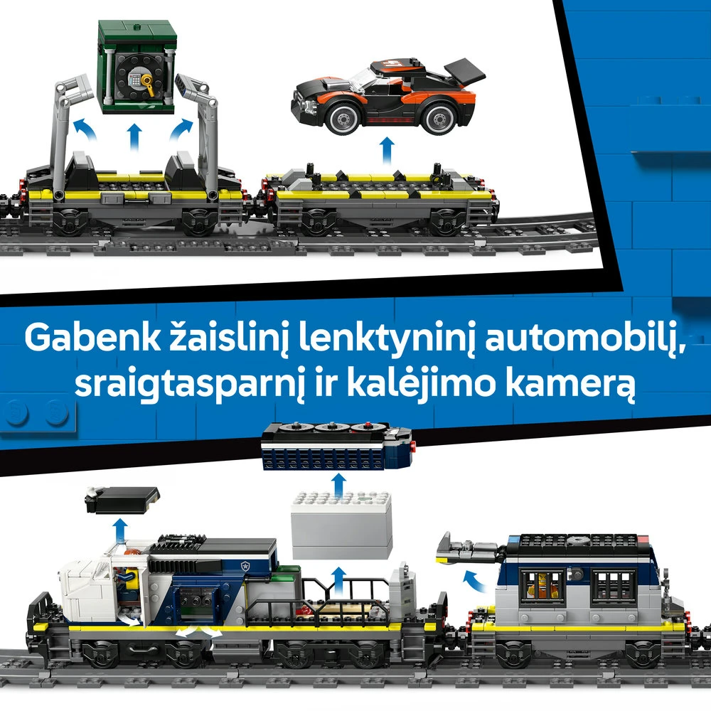 LEGO® City Policijos traukinio apiplėšimas, 60508