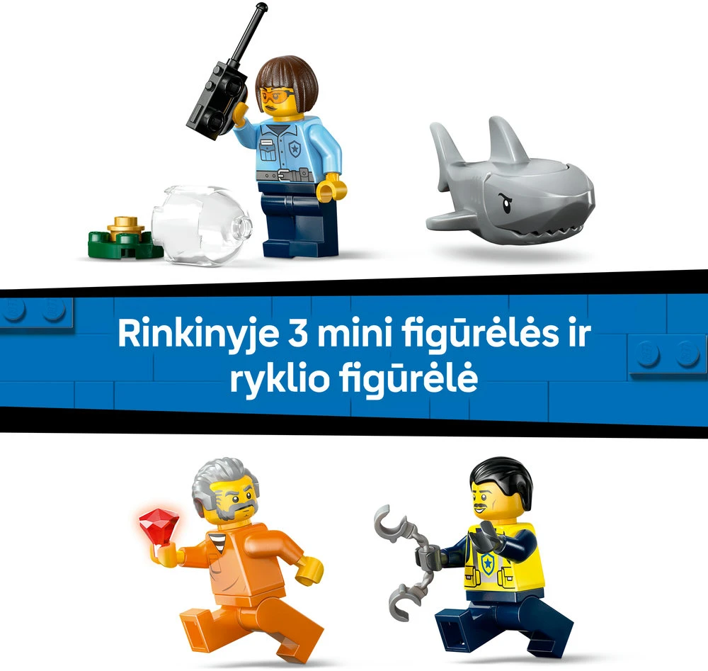 LEGO® City Policijos valties gaudynės, žaislas 60456