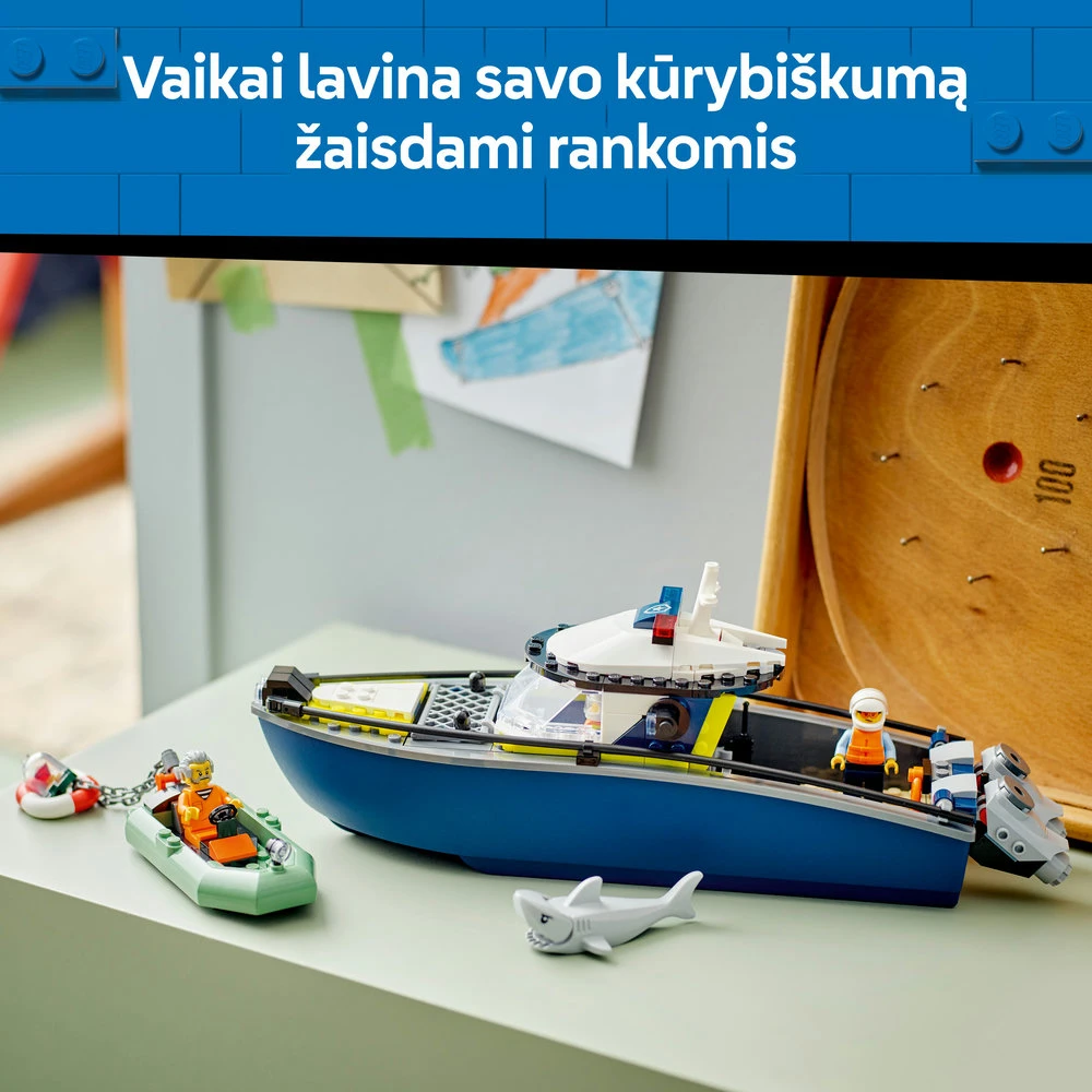 LEGO® City Policijos valties gaudynės, žaislas 60456