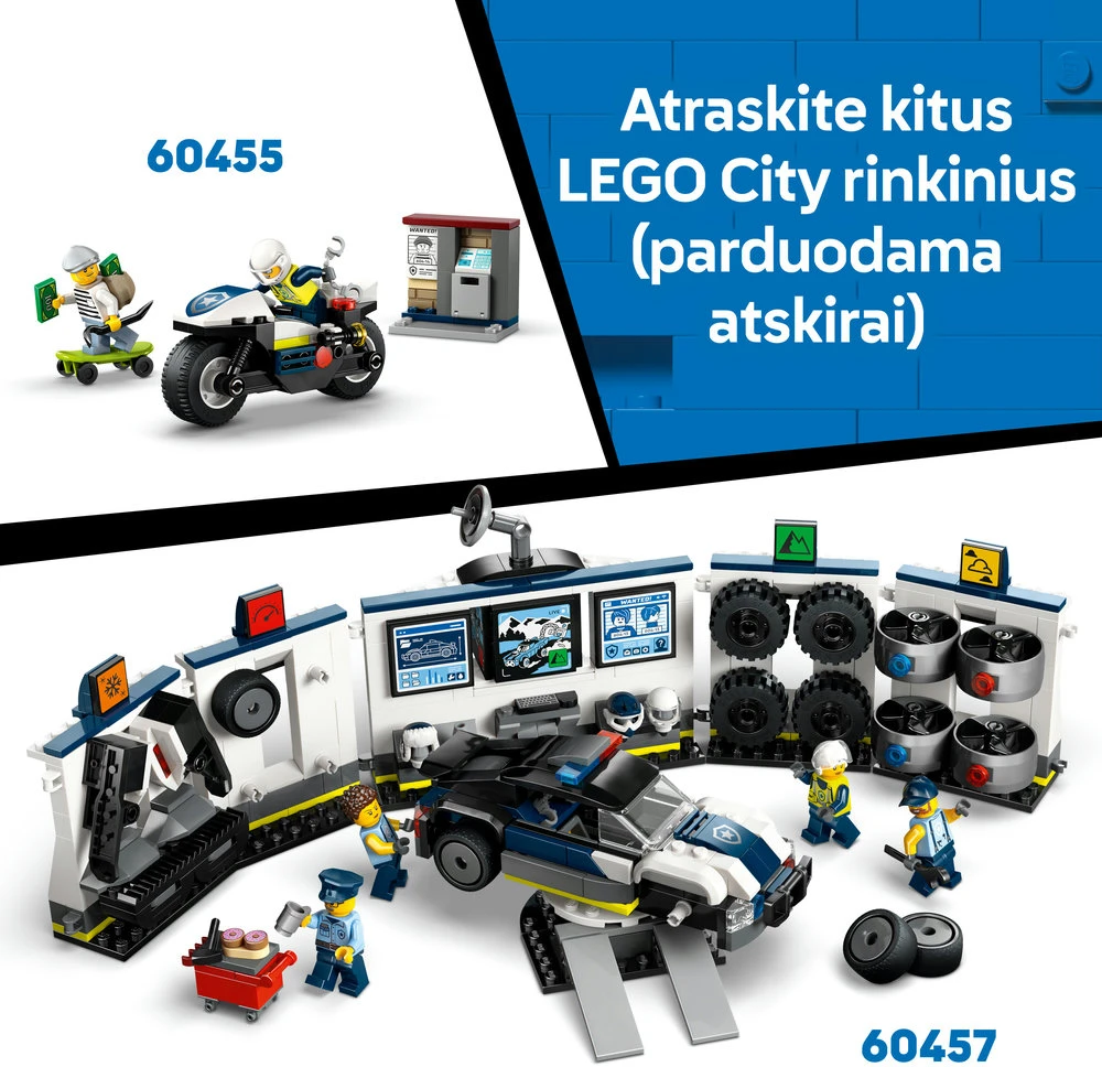 LEGO® City Policijos valties gaudynės, žaislas 60456