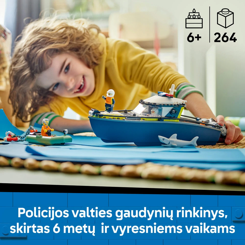 LEGO® City Policijos valties gaudynės, žaislas 60456