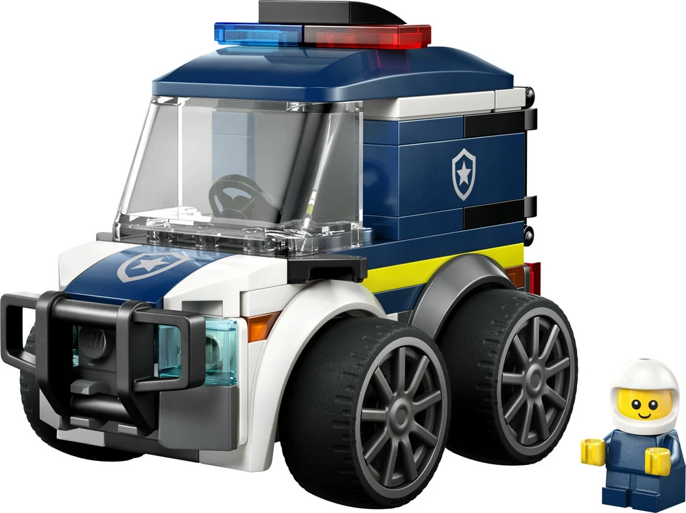 LEGO® City „Ratai“ – policijos sunkvežimis, žaislas, konstravimo rinkinys, 60481