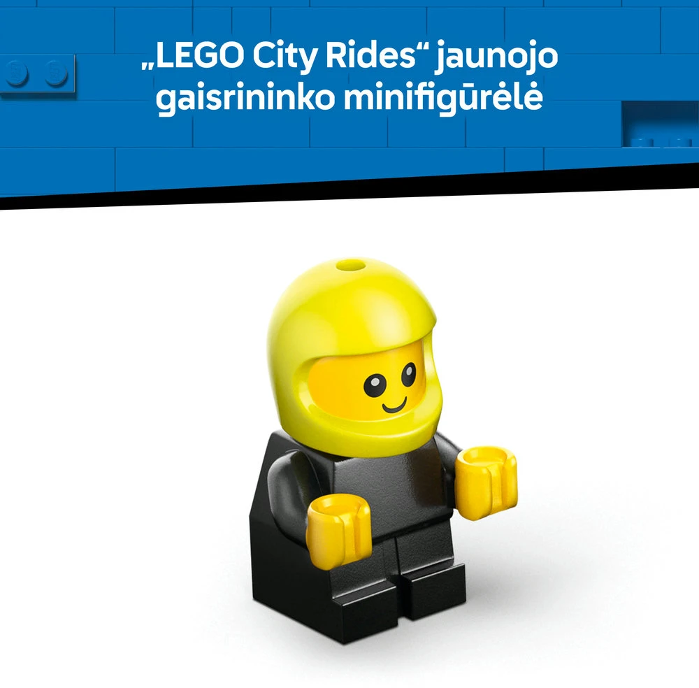 LEGO® City „Ratai“ – ugniagesių sunkvežimis, žaislas, konstravimo rinkinys, 60482