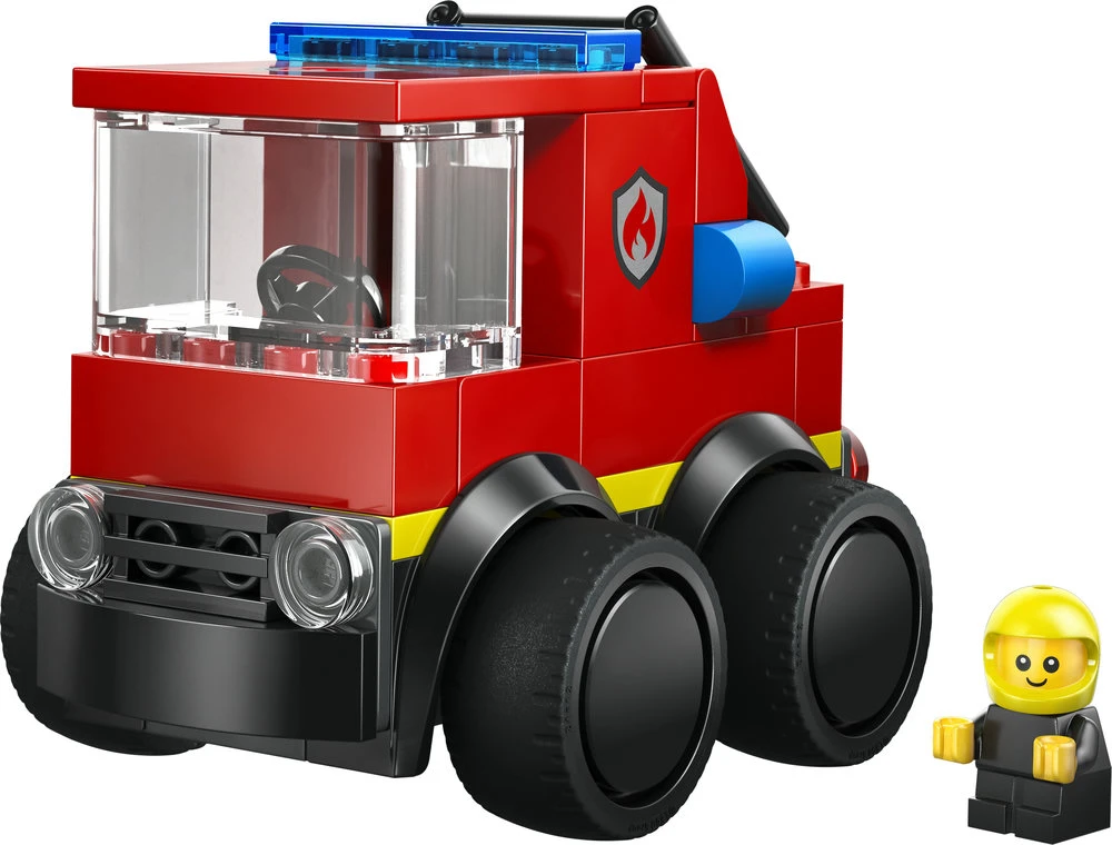 LEGO® City „Ratai“ – ugniagesių sunkvežimis, žaislas, konstravimo rinkinys, 60482