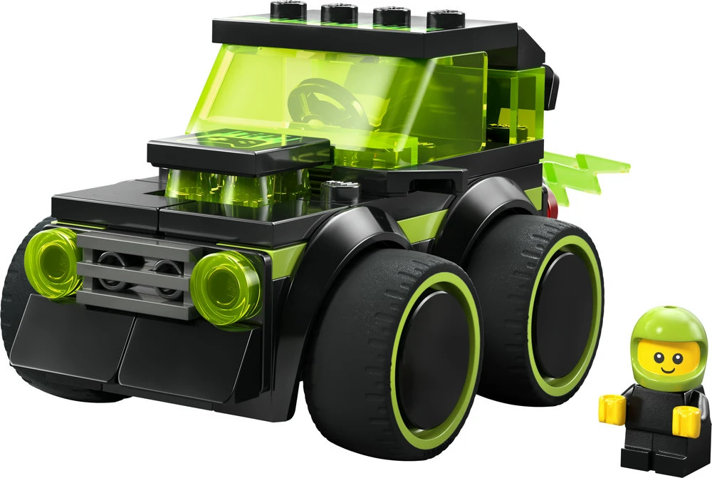 „LEGO® City“ „Ratai“ – žaidimų lenktyninis automobilis, automobilio modelio rinkinys, 60484