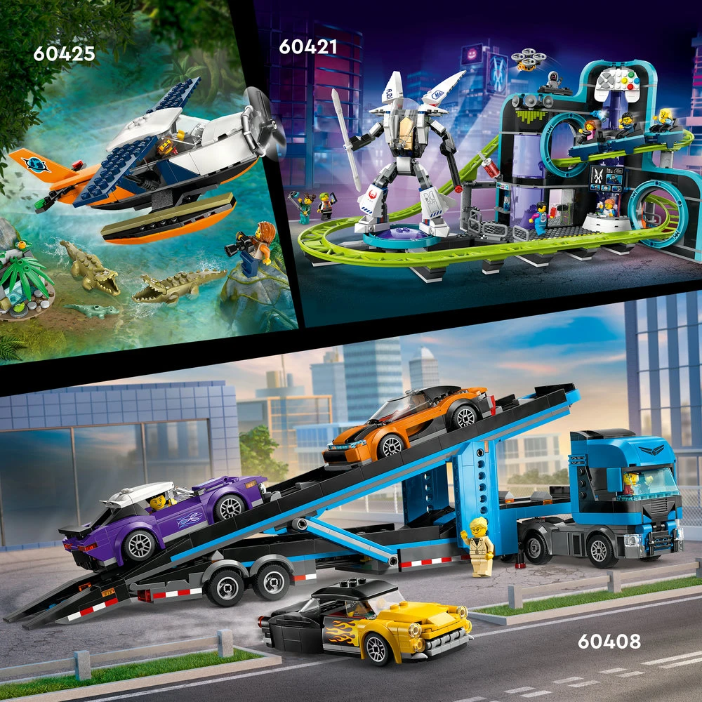 LEGO® City Raudonas dviaukštis apžvalgos autobusas (60407)