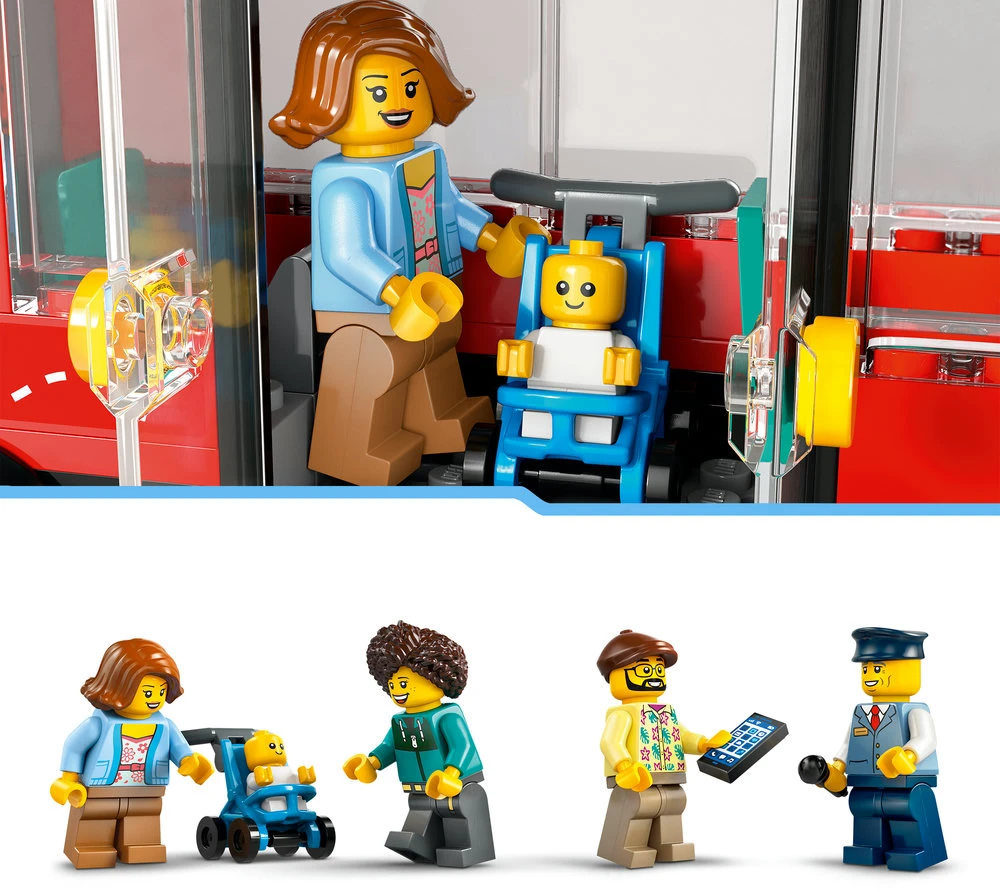 LEGO® City Raudonas dviaukštis apžvalgos autobusas (60407)
