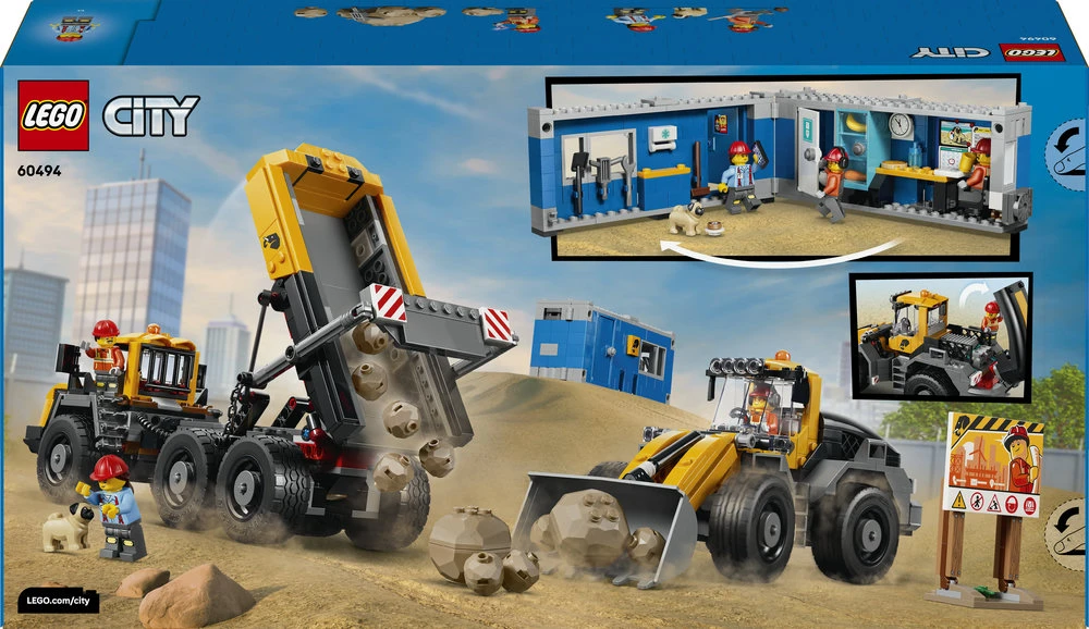 LEGO® City Savivartis ir krautuvas, statybinis žaislas 60494