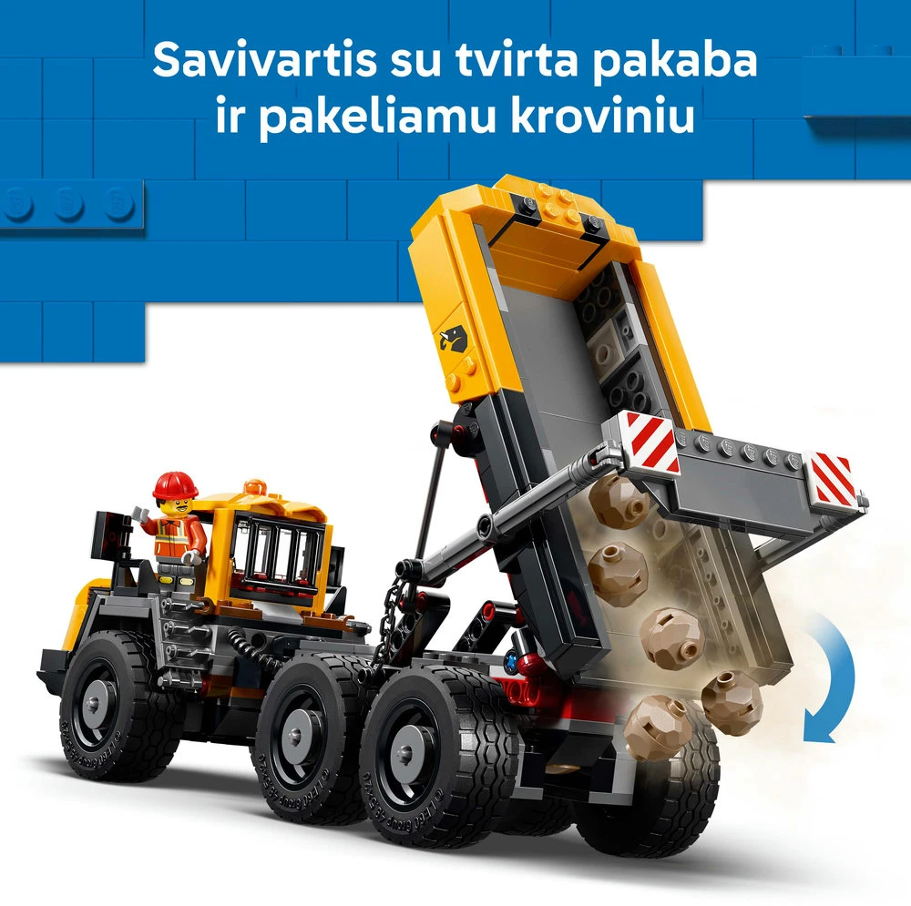 LEGO® City Savivartis ir krautuvas, statybinis žaislas 60494