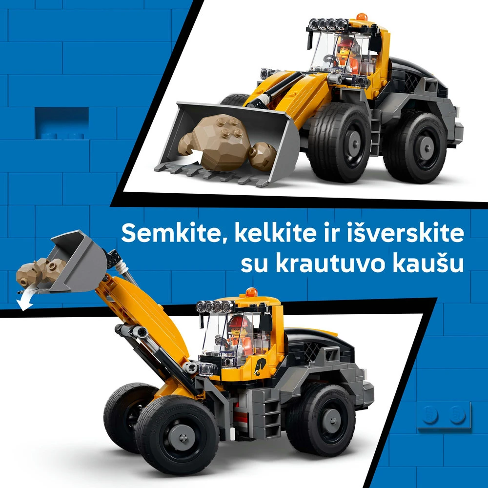 LEGO® City Savivartis ir krautuvas, statybinis žaislas 60494