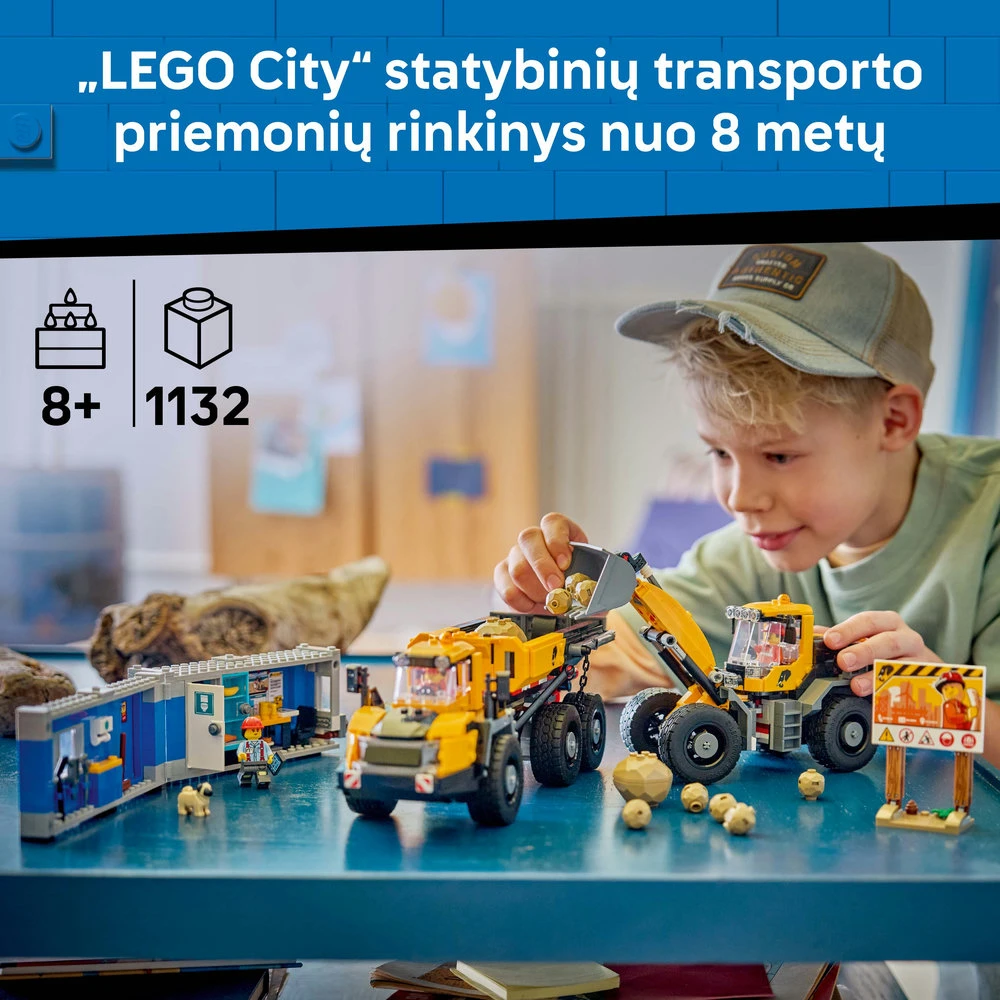 LEGO® City Savivartis ir krautuvas, statybinis žaislas 60494