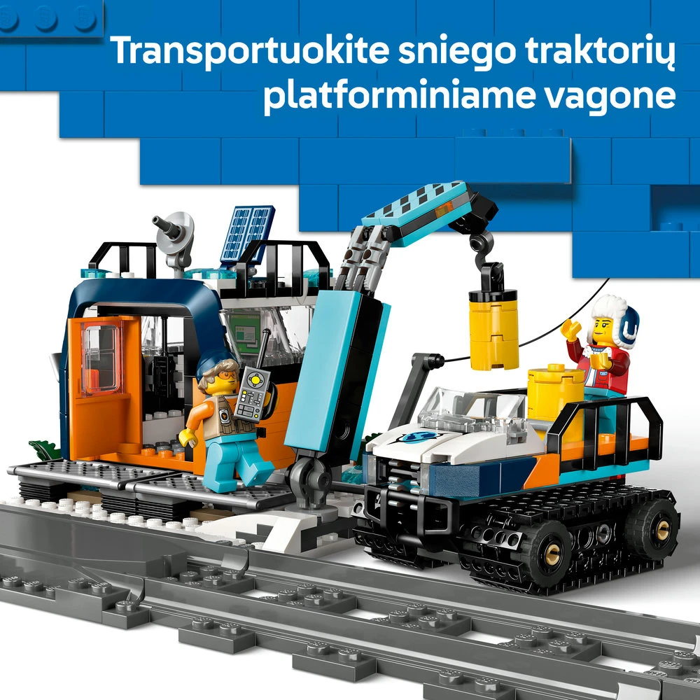 LEGO® City Tyrinėtojų poliarinis ekspresas Rinkinys 60470