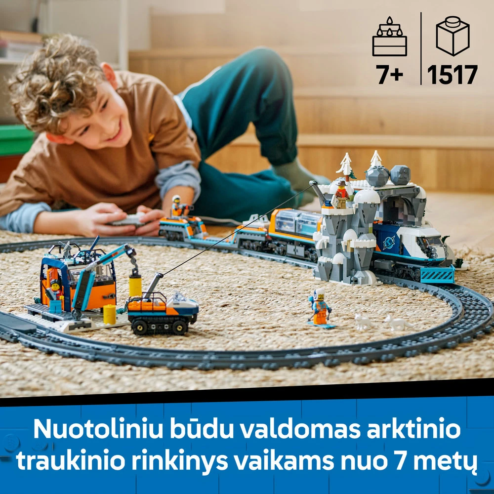 LEGO® City Tyrinėtojų poliarinis ekspresas Rinkinys 60470