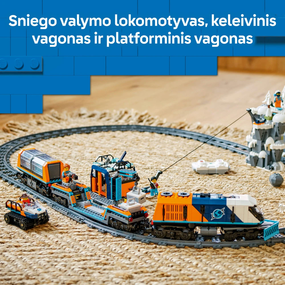 LEGO® City Tyrinėtojų poliarinis ekspresas Rinkinys 60470