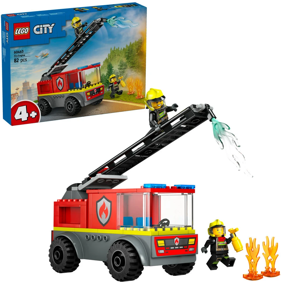 LEGO® City Ugniagesių automobilis su kopėčiomis (60463)