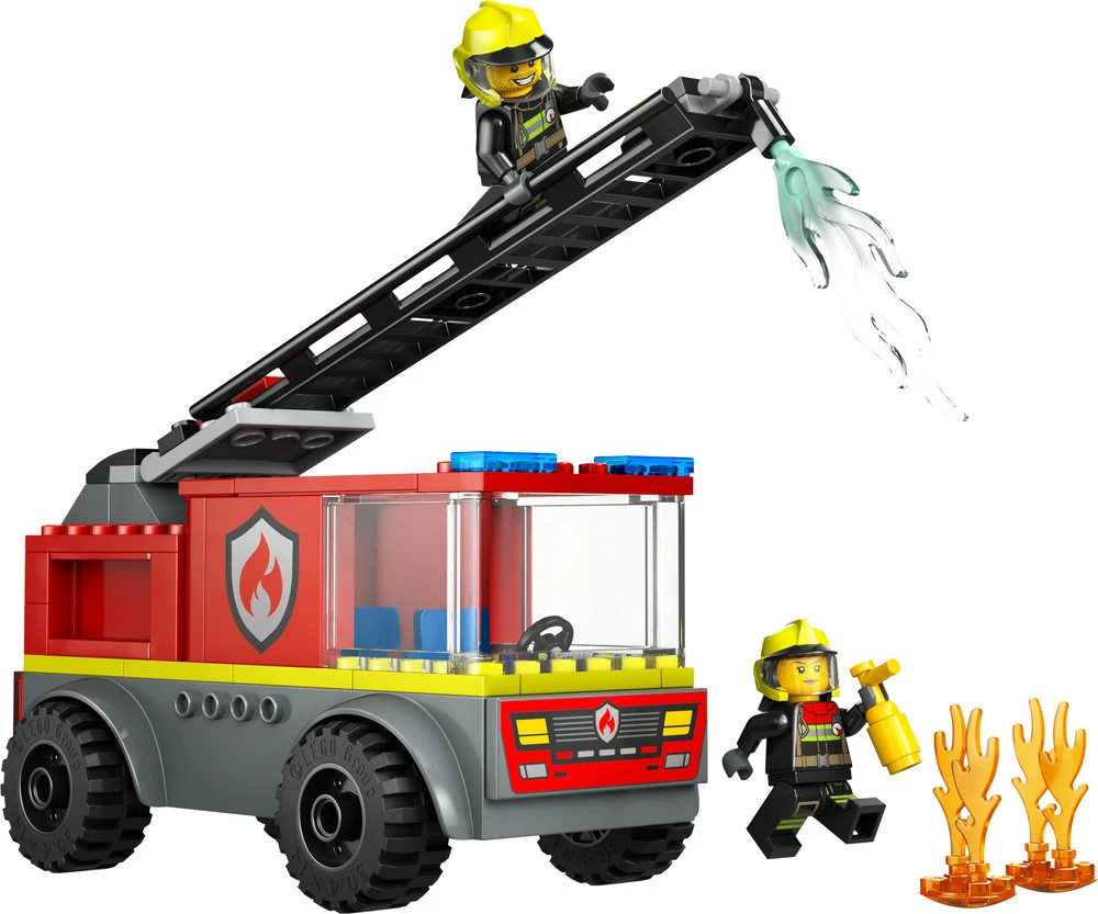 LEGO® City Ugniagesių automobilis su kopėčiomis (60463)