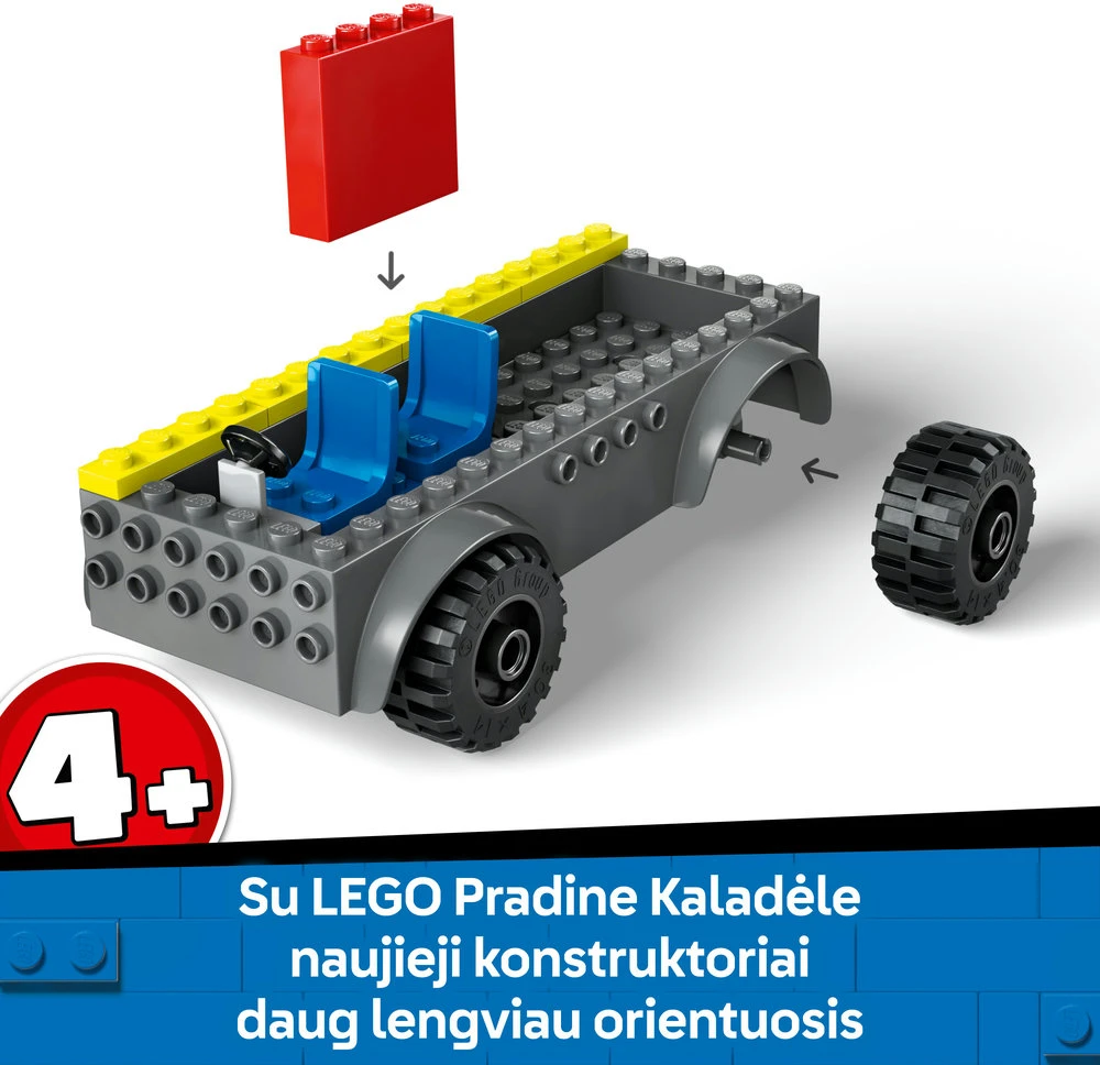 LEGO® City Ugniagesių automobilis su kopėčiomis (60463)