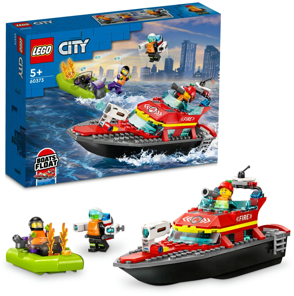 LEGO® City Ugniagesių kateris (60373)