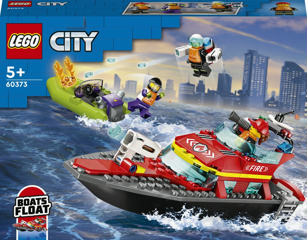 LEGO® City Ugniagesių kateris (60373)