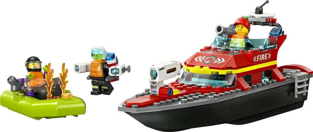 LEGO® City Ugniagesių kateris (60373)