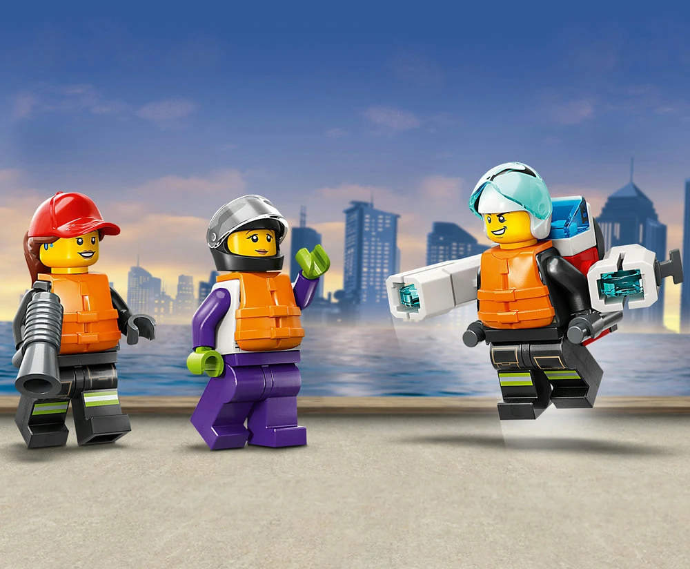 LEGO® City Ugniagesių kateris (60373)