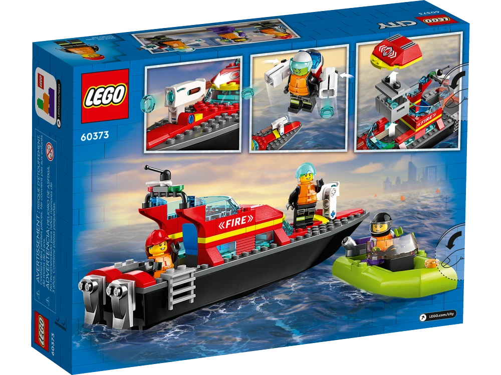 LEGO® City Ugniagesių kateris (60373)