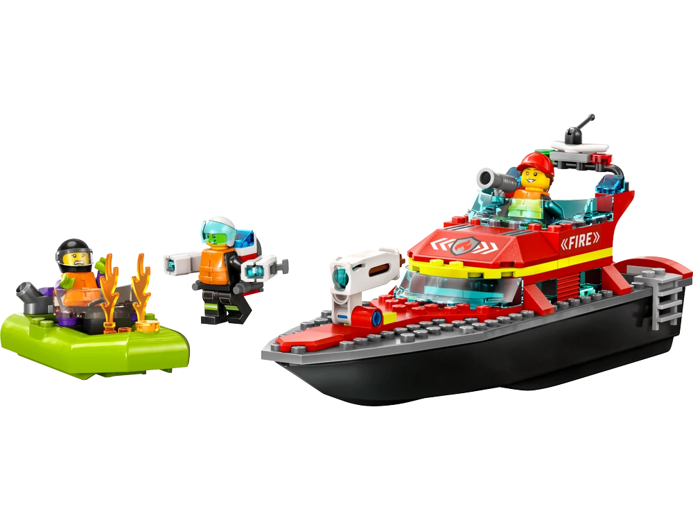 LEGO® City Ugniagesių kateris (60373)