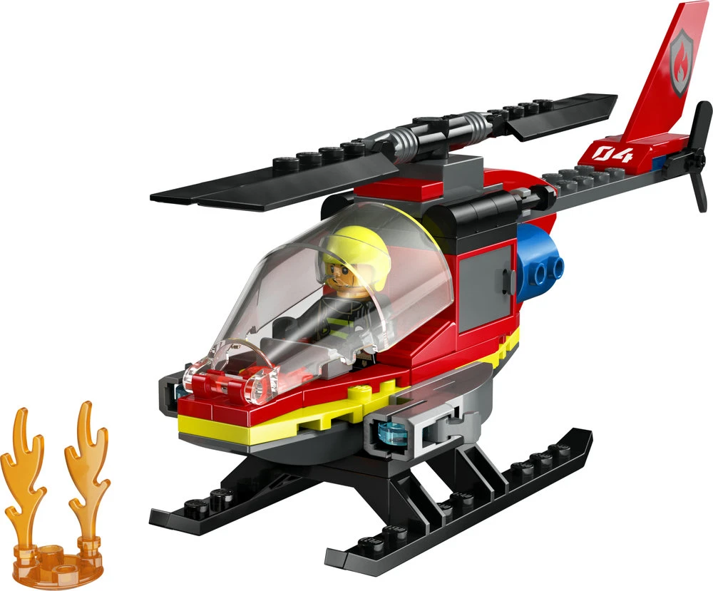 LEGO® City Ugniagesių sraigtasparnis Konstravimo rinkinys 60411