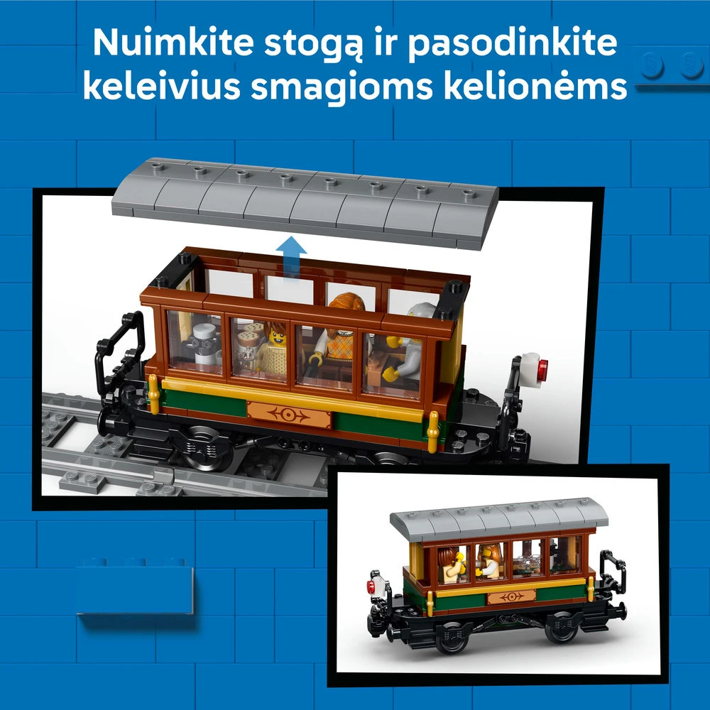 LEGO® City Vintažinis garinis traukinys, rinkinys, 60511