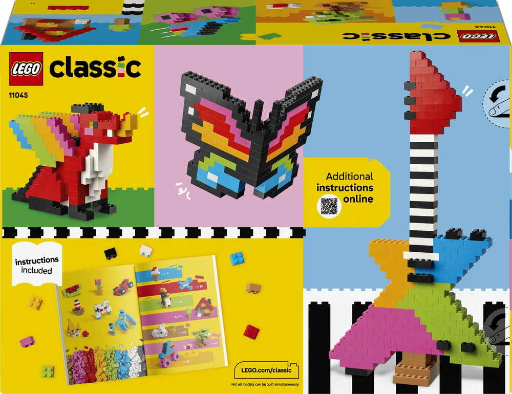 LEGO® Classic Kūrybiškos spalvingos kaladėlės, žaislas 11045