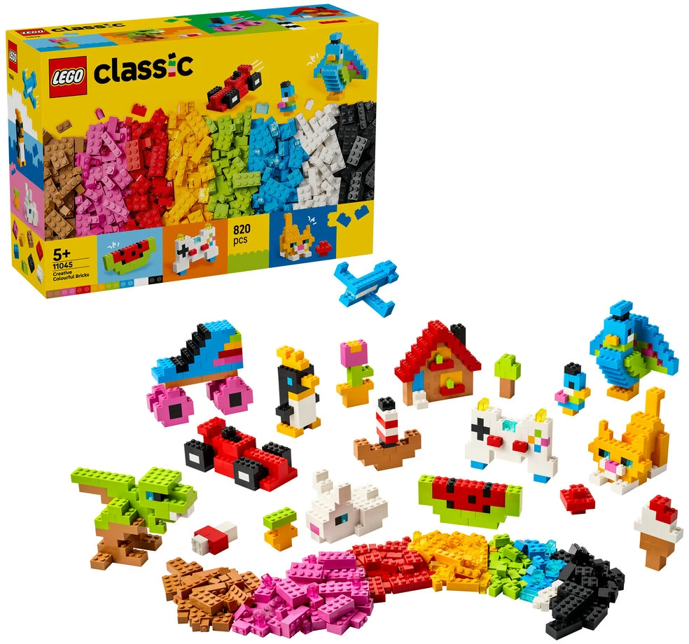 LEGO® Classic Kūrybiškos spalvingos kaladėlės, žaislas 11045