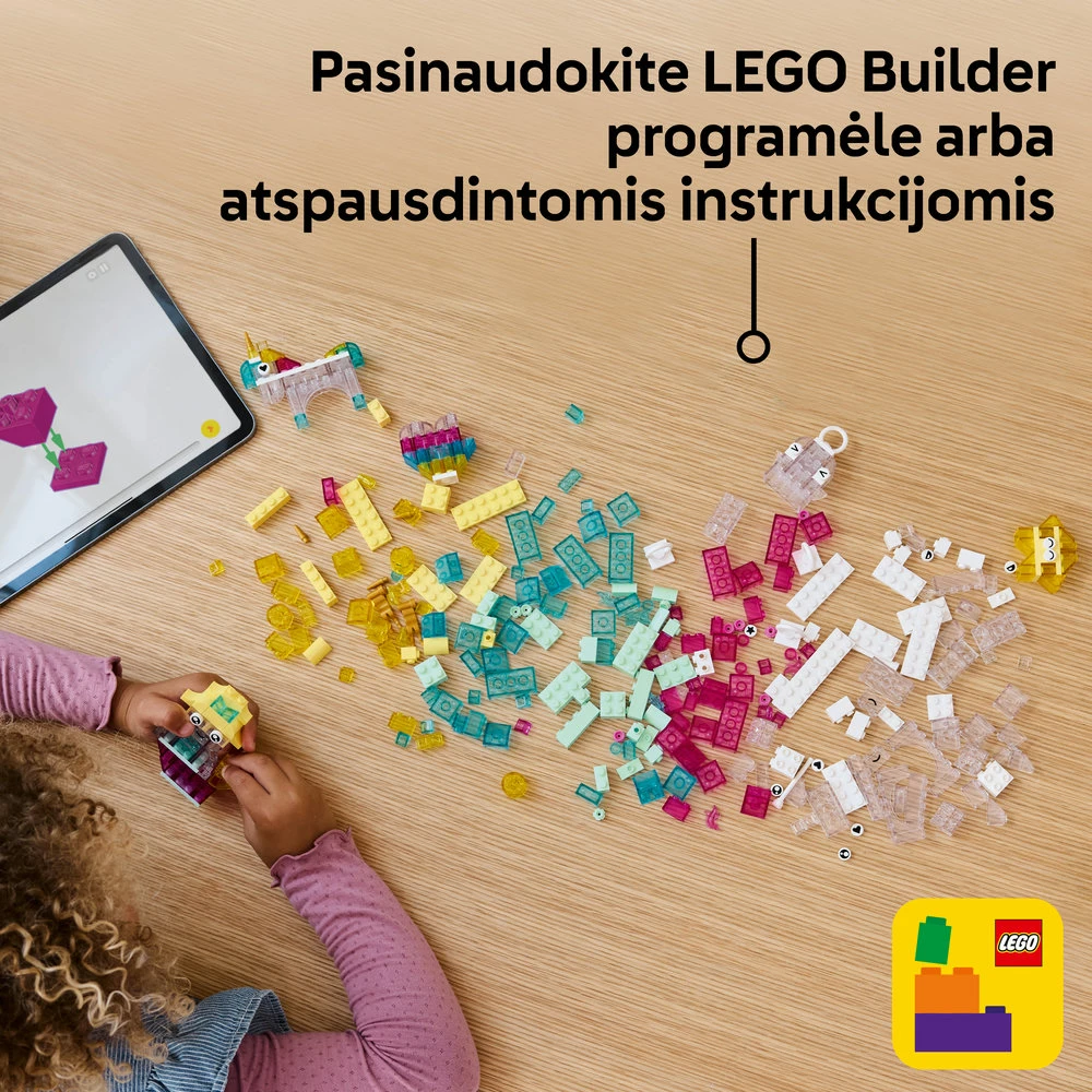 LEGO® Classic Magiška permatoma dėžutė (11040)
