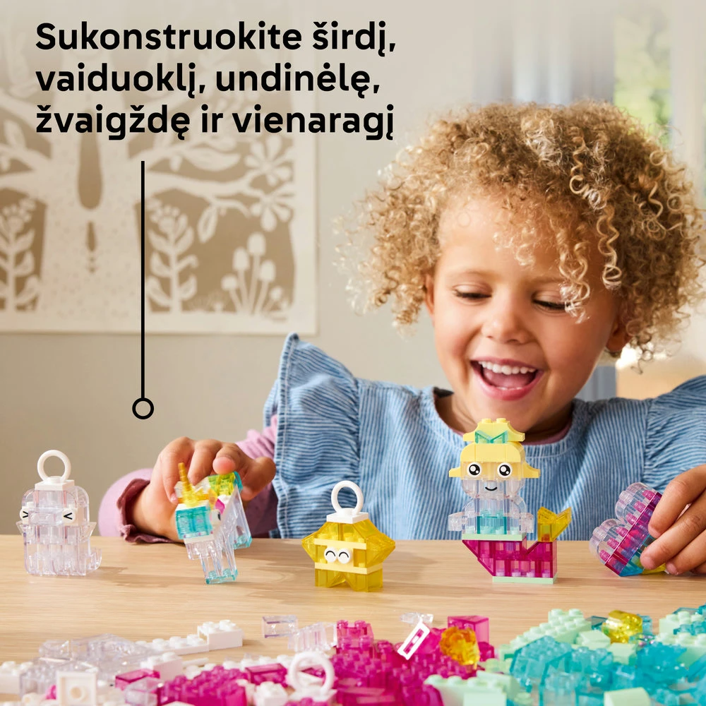 LEGO® Classic Magiška permatoma dėžutė (11040)