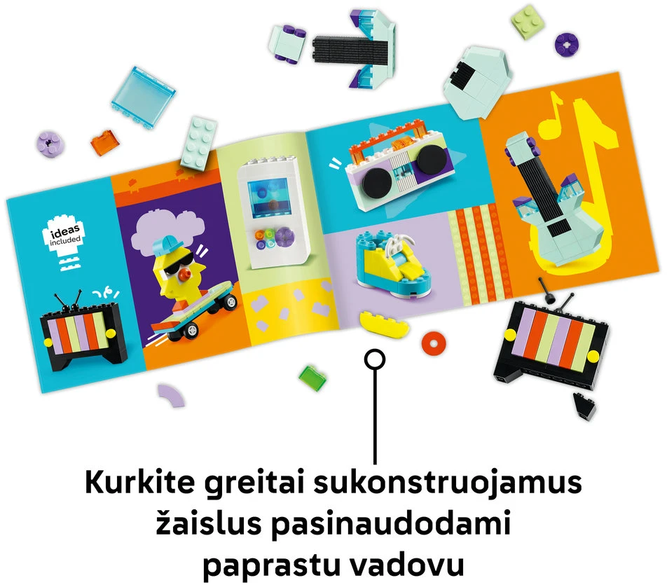 LEGO® Classic Šauni kūrybiška dėžutė, kaladėlės 11043
