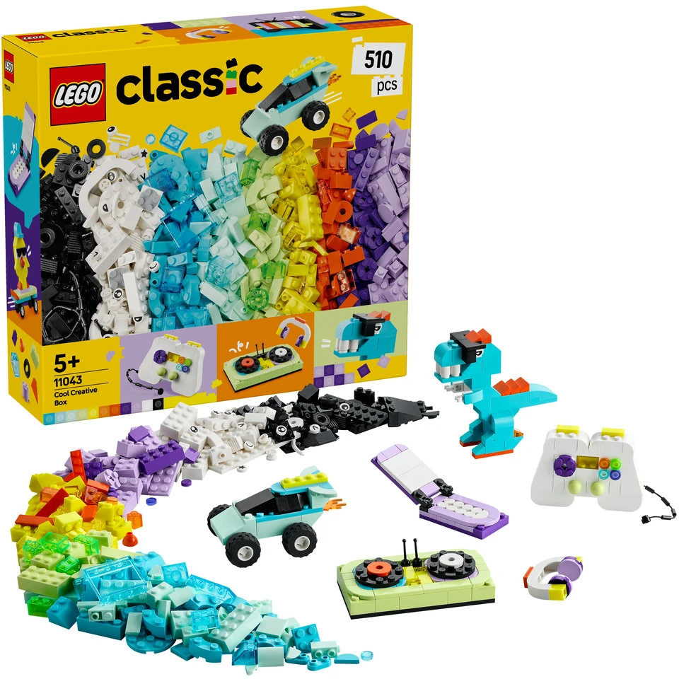 LEGO® Classic Šauni kūrybiška dėžutė, kaladėlės 11043