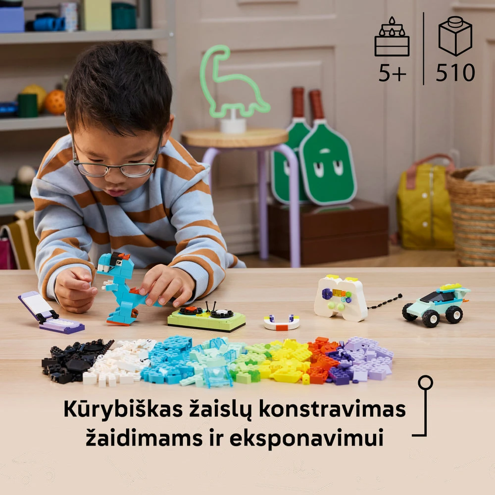 LEGO® Classic Šauni kūrybiška dėžutė, kaladėlės 11043