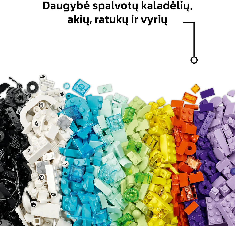 LEGO® Classic Šauni kūrybiška dėžutė, kaladėlės 11043