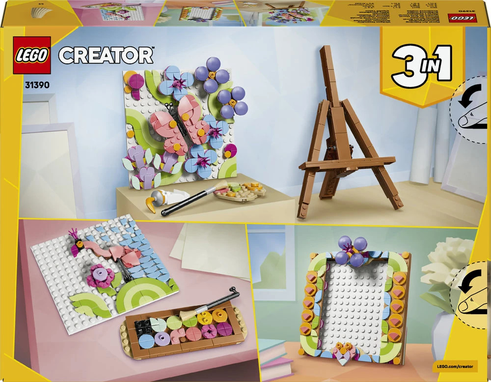 LEGO® Creator 3 in 1 Dekoratyvus gėlių paveikslas 31390