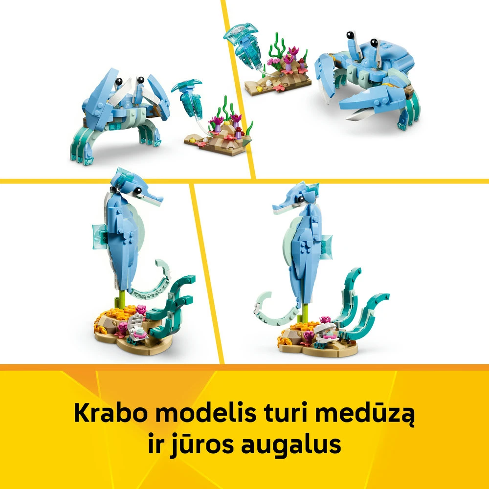 LEGO® Creator 3 in 1 Jūrų gyvūnai: gražūs delfinai 31385