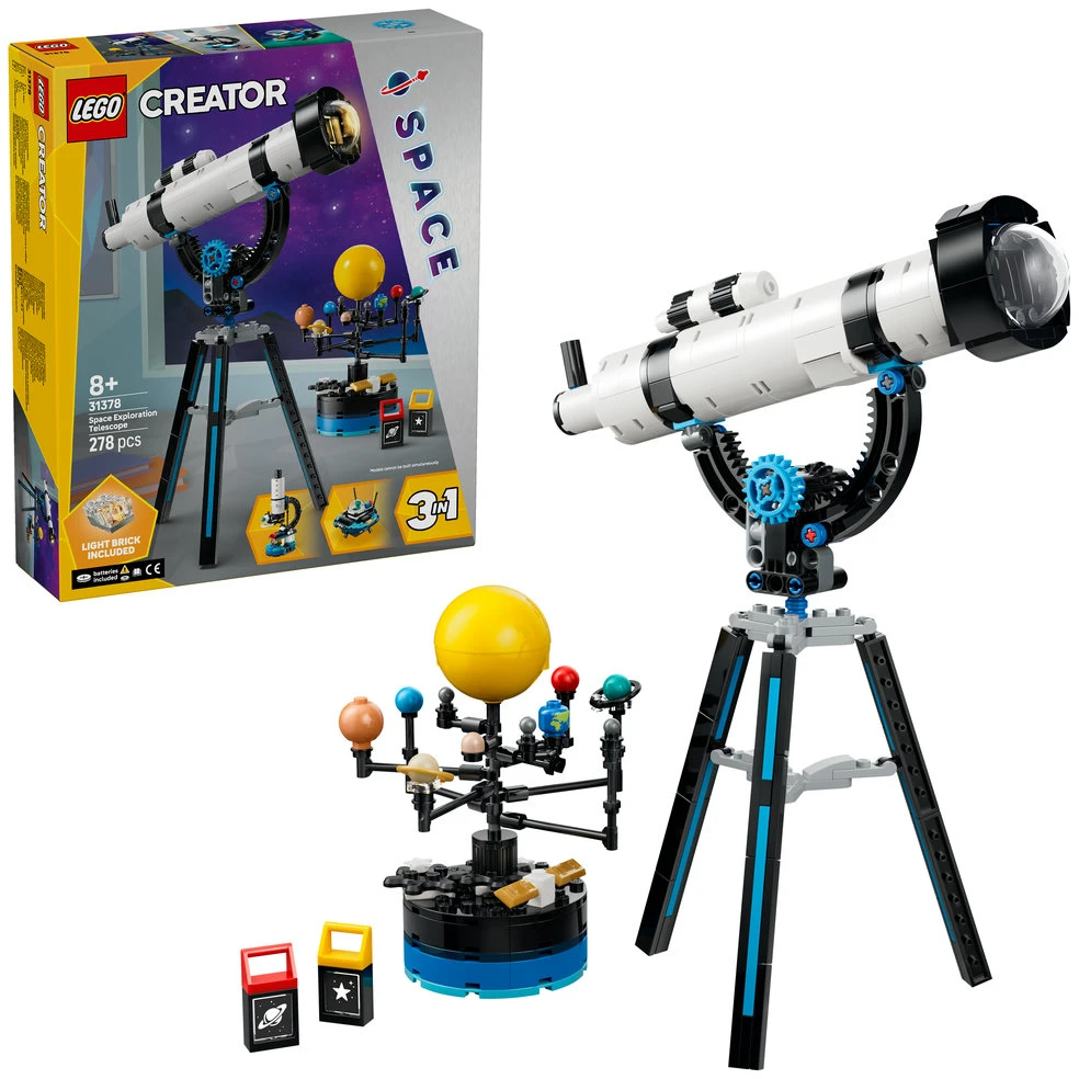 LEGO® Creator 3 in 1 Kosmoso tyrinėjimo teleskopas 31378