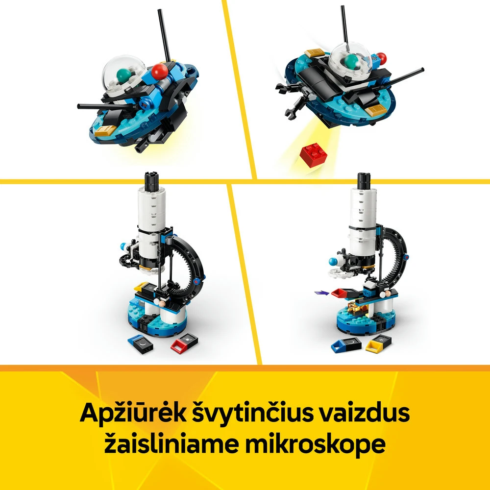 LEGO® Creator 3 in 1 Kosmoso tyrinėjimo teleskopas 31378