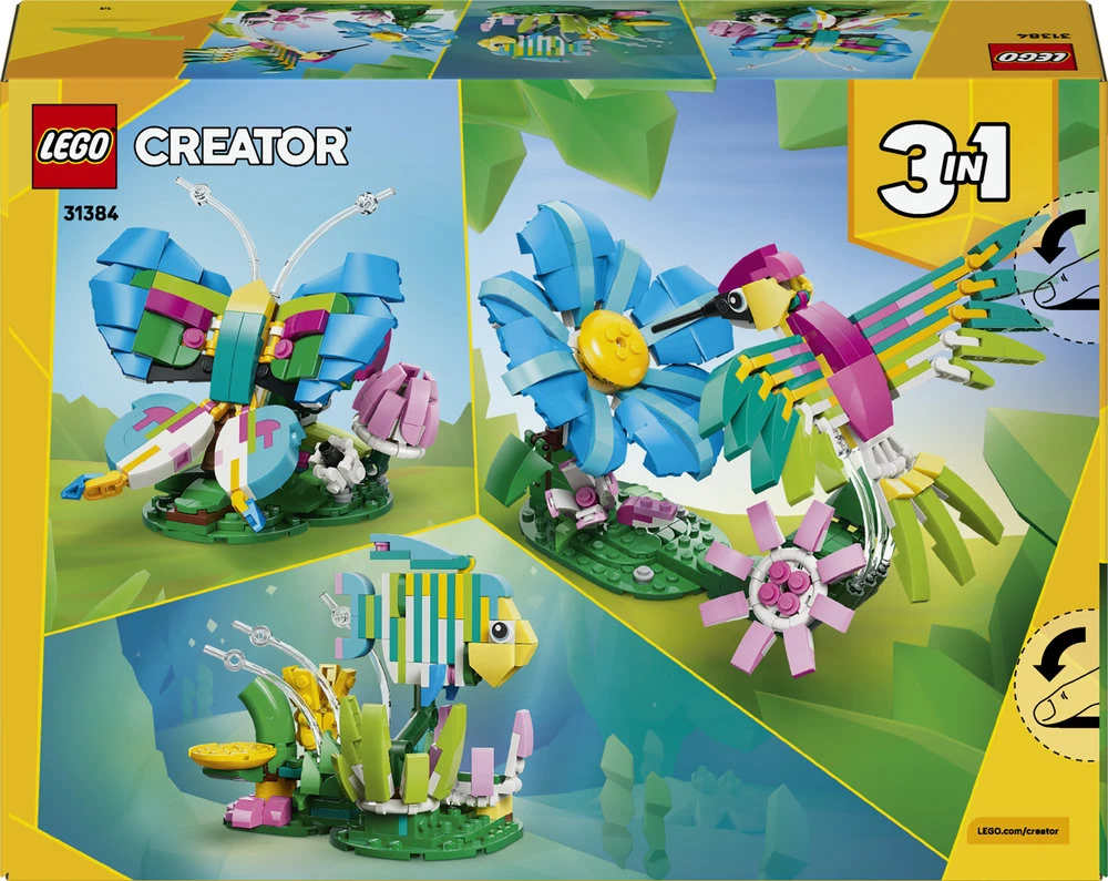 LEGO® Creator 3 in 1 Laukiniai gyvūnai: spalvingas kolibris 31384