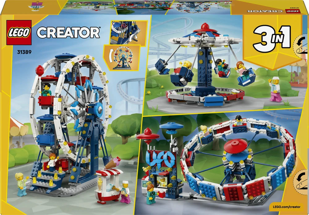 LEGO® Creator 3 in 1 Legendinis apžvalgos ratas 31389
