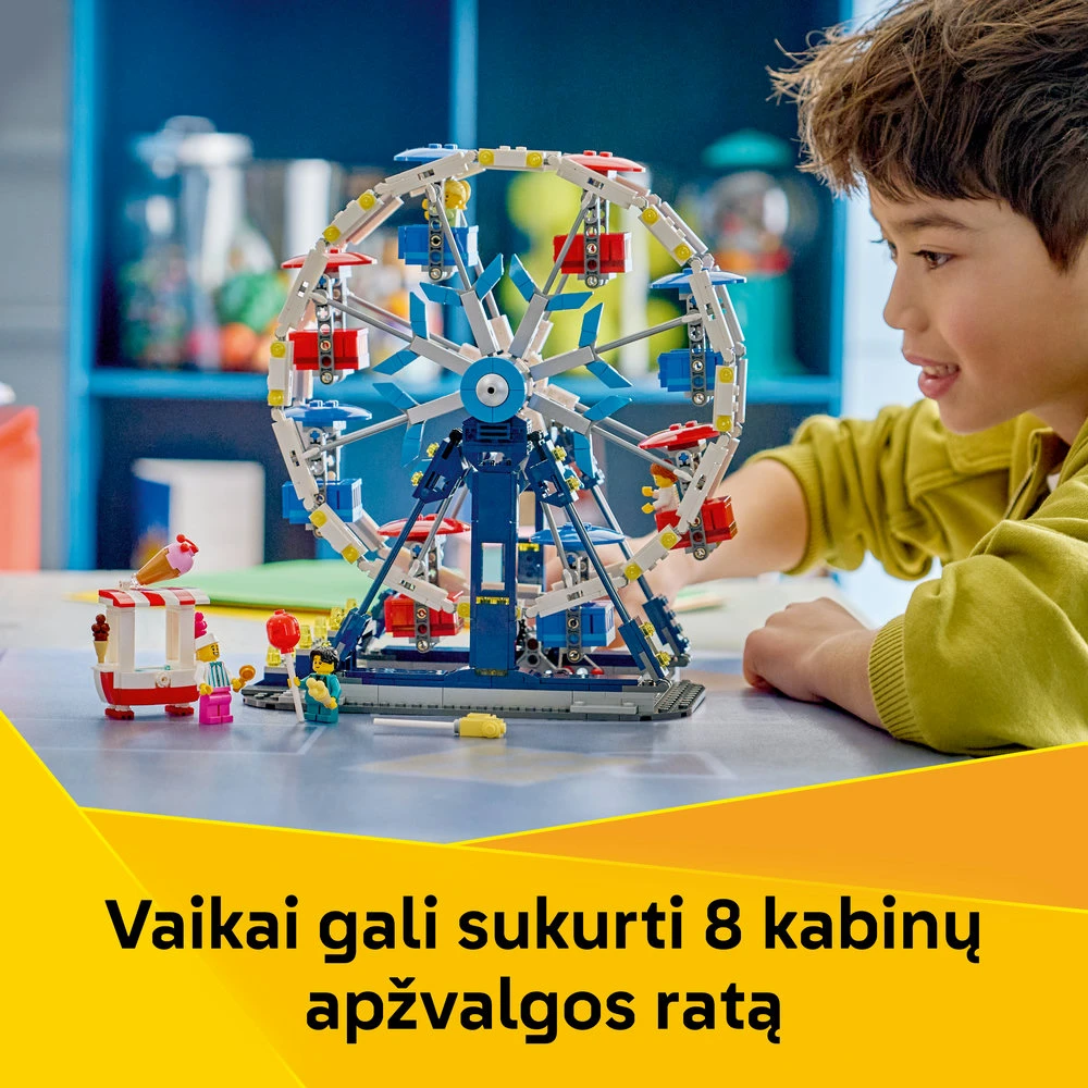 LEGO® Creator 3 in 1 Legendinis apžvalgos ratas 31389