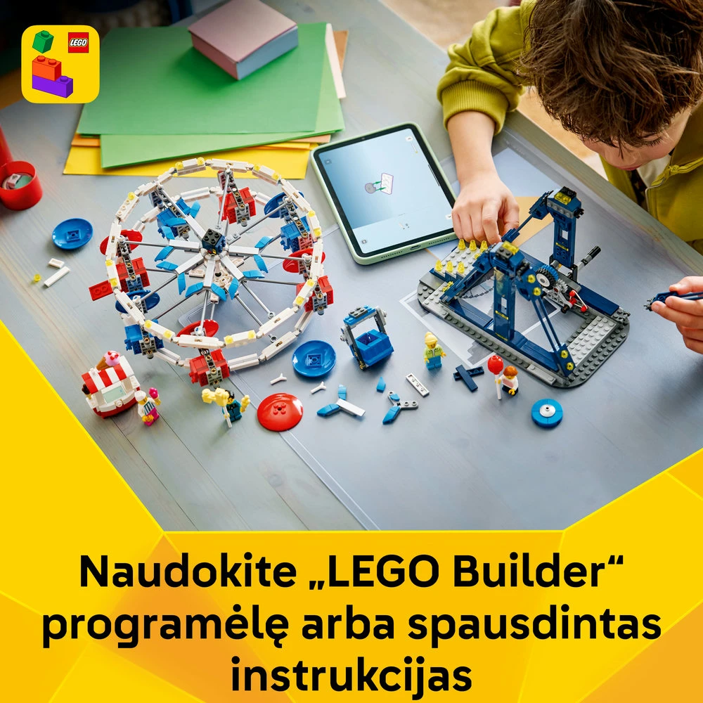 LEGO® Creator 3 in 1 Legendinis apžvalgos ratas 31389