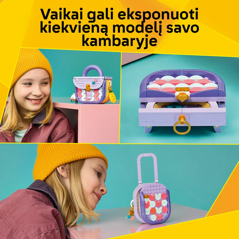 LEGO® Creator 3 in 1 Meniškas ir madingas krepšys su daiktadėže 31391
