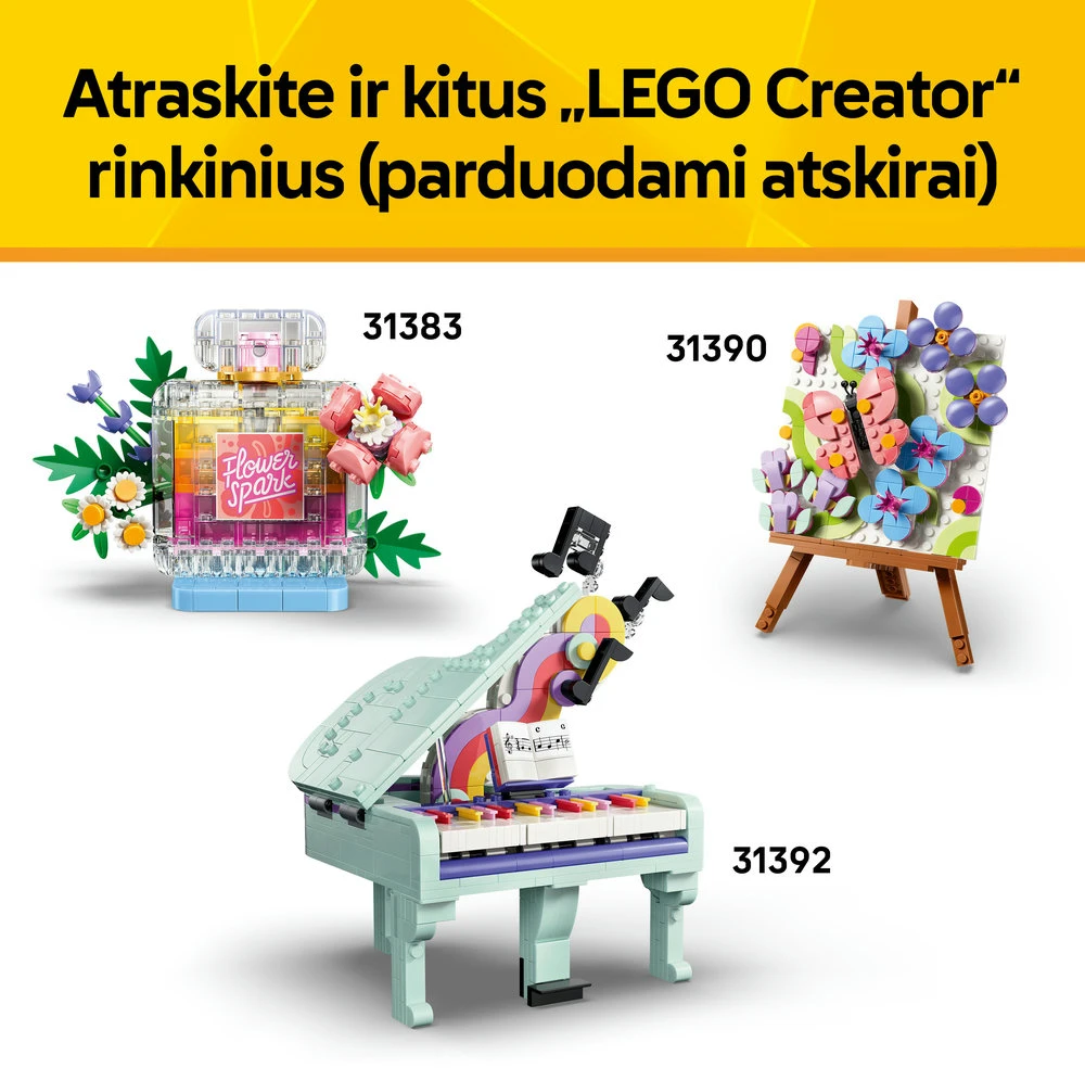 LEGO® Creator 3 in 1 Meniškas ir madingas krepšys su daiktadėže 31391